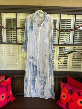 Z and L cotton tunic long with side slits